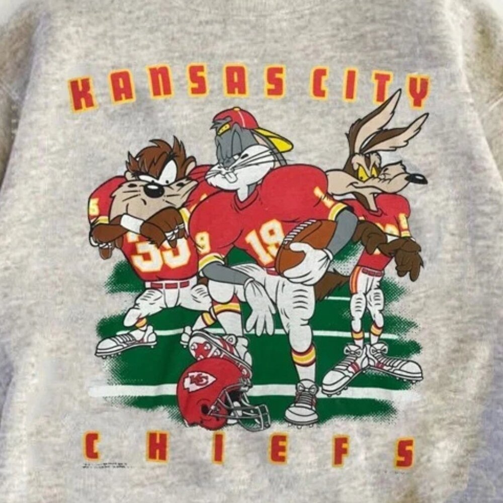 Kansas City Chiefs NFL Football Team Graphic Sweatshirt - Picture 2 of 5